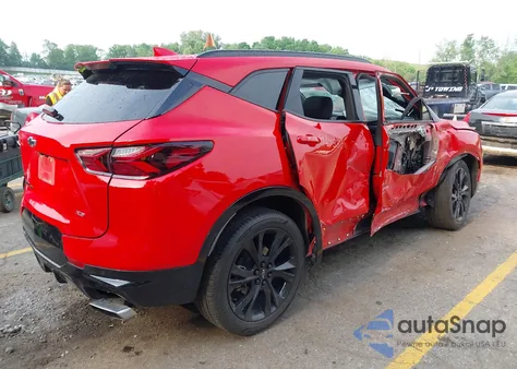 2020 Chevrolet Blazer Rs из США, поврежденный, VIN 3GNKBKRS2LS610070